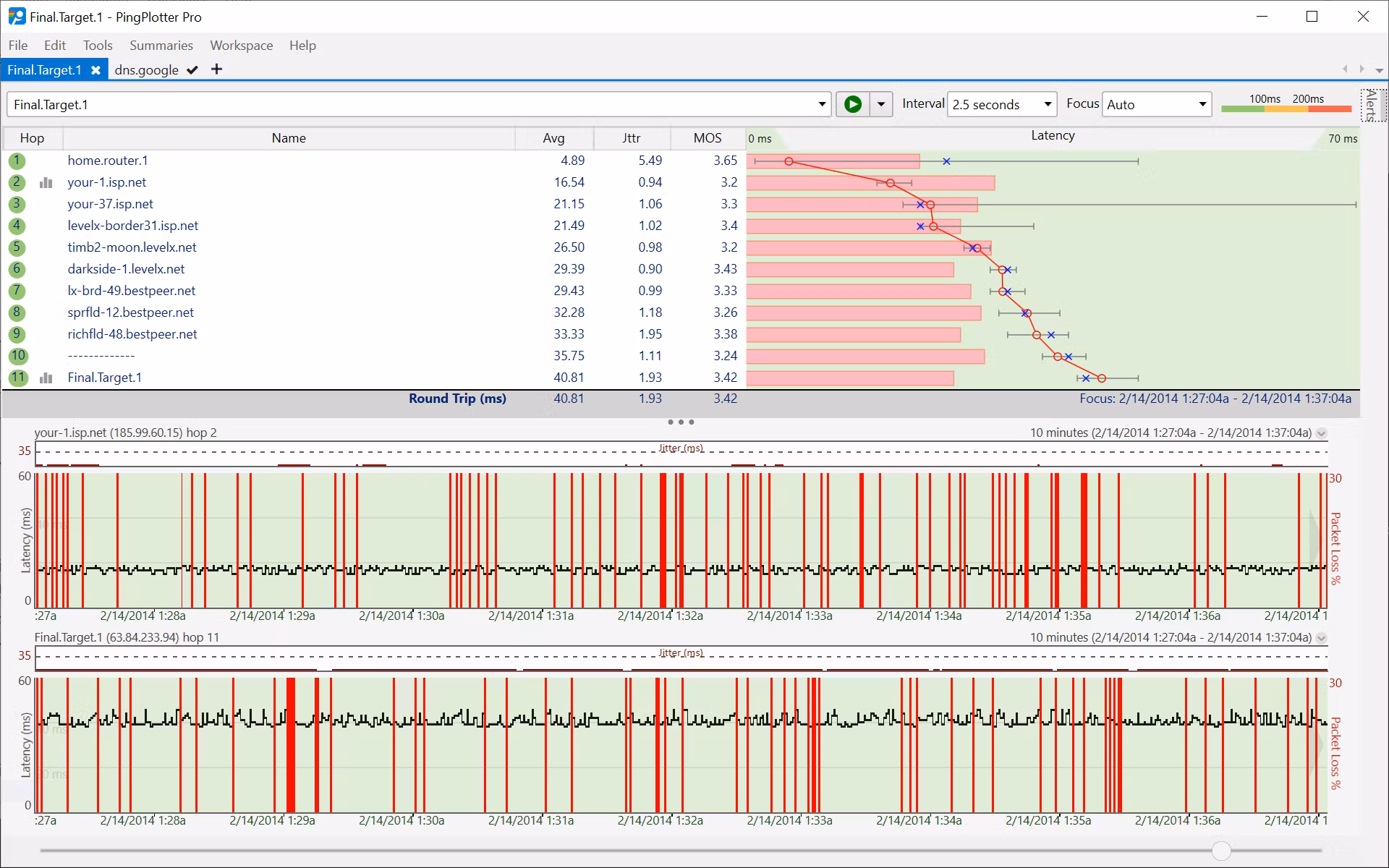 Pingplotter Professional For Windows V5.24.3.8913 Graphical Network Monitoring And Troubleshooting Pingplotter Professional Full Version