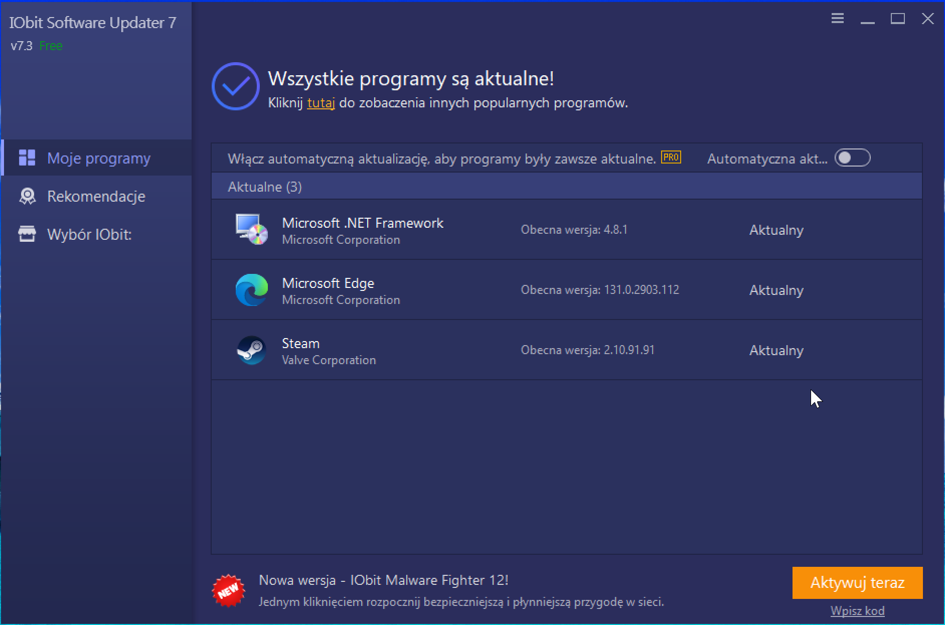 Iobit Software Updater Pro Iobit Software Updater Pro 7 For Windows 1