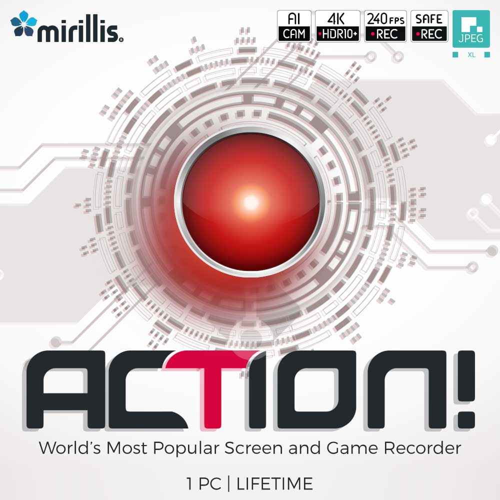 Mirillis Action! For Windows V4.39.0 Best Gameplay Recording And Screen Recorder Software Mirillis Action Software Full Version 1