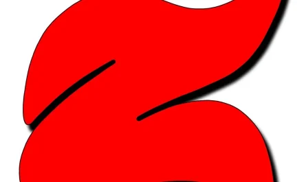 A Red, Abstract Shape Resembling A Stylized 'Z' With Curving, Flowing Lines. It Has A Smooth, Glossy Appearance And Is Set Against A White Background. Slightly Tilted And Casting A Subtle Shadow For A 3D Effect, This Design Could Easily Complement The Sleek Interface Of Zortam Mp3 Media Studio.