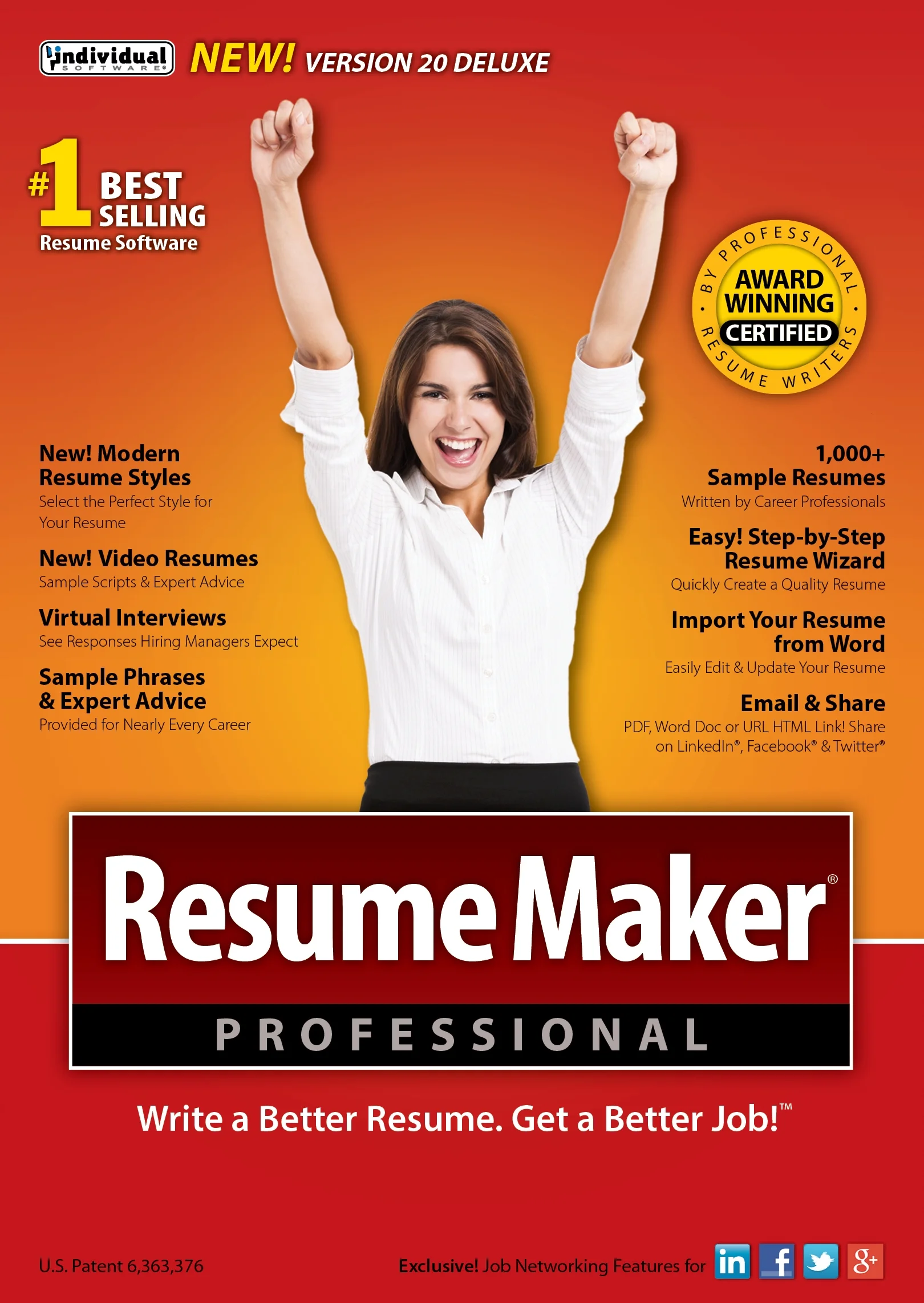 Resumemaker Professional Deluxe For Windows V20.4.0.7014 Best Creative Resume Maker Software Resumemaker Professional Deluxe Full Version