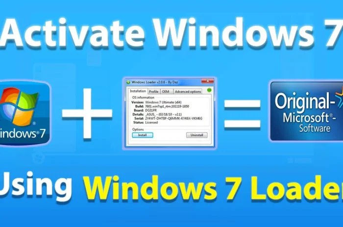 Windows 7 Loader For Windows V3.1.1 By Daz All Windows And Ms Office 2007 Activator Software