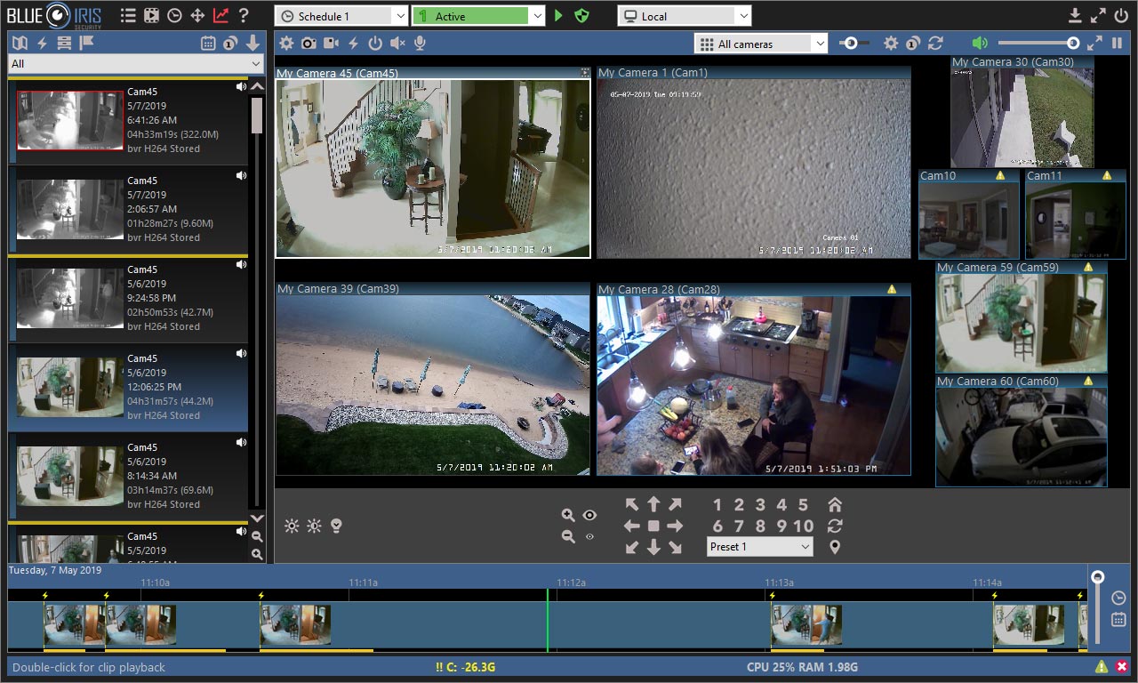 Blue Iris Software For Windows V5.8.3.0 Best Video Security And Webcam Software Free Download Blue Iris Full Version Software,
