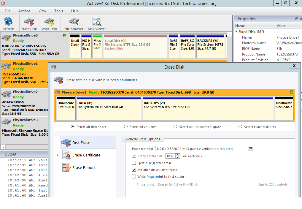 Active Killdisk Ultimate V25.0.11 Secure Erase, Legacy 32-Bit Bios Boot And 64-Bit Uefi Secure Boot Active Killdisk Ultimate Software Full Version