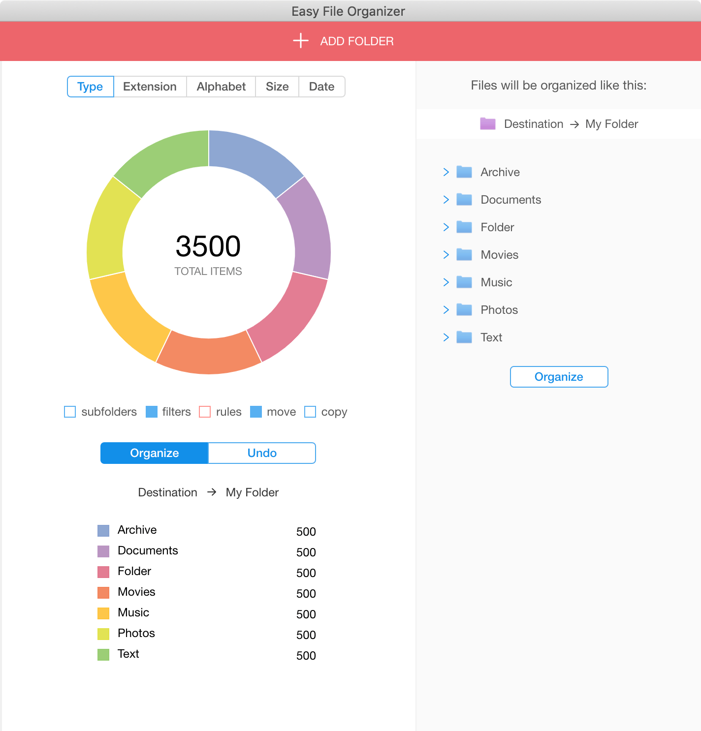 Easy File Organizer Premium V3.4.1 Best One Click File Organizer Software Easy File Organizer Premium Full Version 1