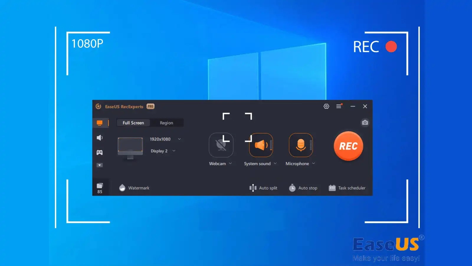 Easeus Recexperts Pro V4.0.0 Screen Recorder For Capturing Pc With High-Quality Video Easeus Recexperts Pro Free Download