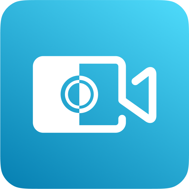 Fonepaw Screen Recorder V8.3 Best Screen Recorder Help To Record Your Screen On Pc &Amp; Mac A Blue Square Icon With Rounded Corners Featuring A White Stylized Video Camera In The Center. The Camera, Symbolizing Video Recording Or Playback, Has A Circular Lens On The Left And A Triangular Play Button On The Right—Perfect For Representing V7.3 Of Fonepaw Screen Recorder After The Latest Patch.