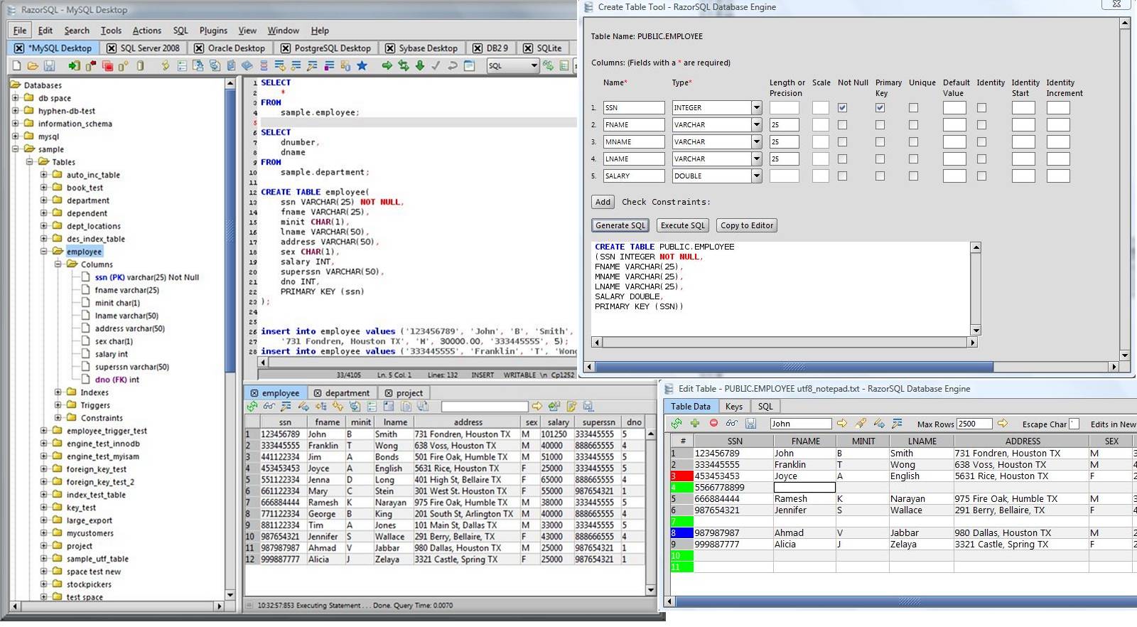 Razorsql Software For Windows V10.6.3 Sql Query Tool And Sql Editor Full Version Download Razorsql Full Version For Windows