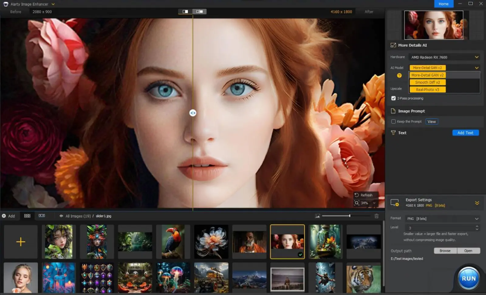 Aiarty Image Enhancer For Windows V3.3 Best Ai Image Enhancer And Ai Image Matting Software Aiarty Image Enhancer Free Download