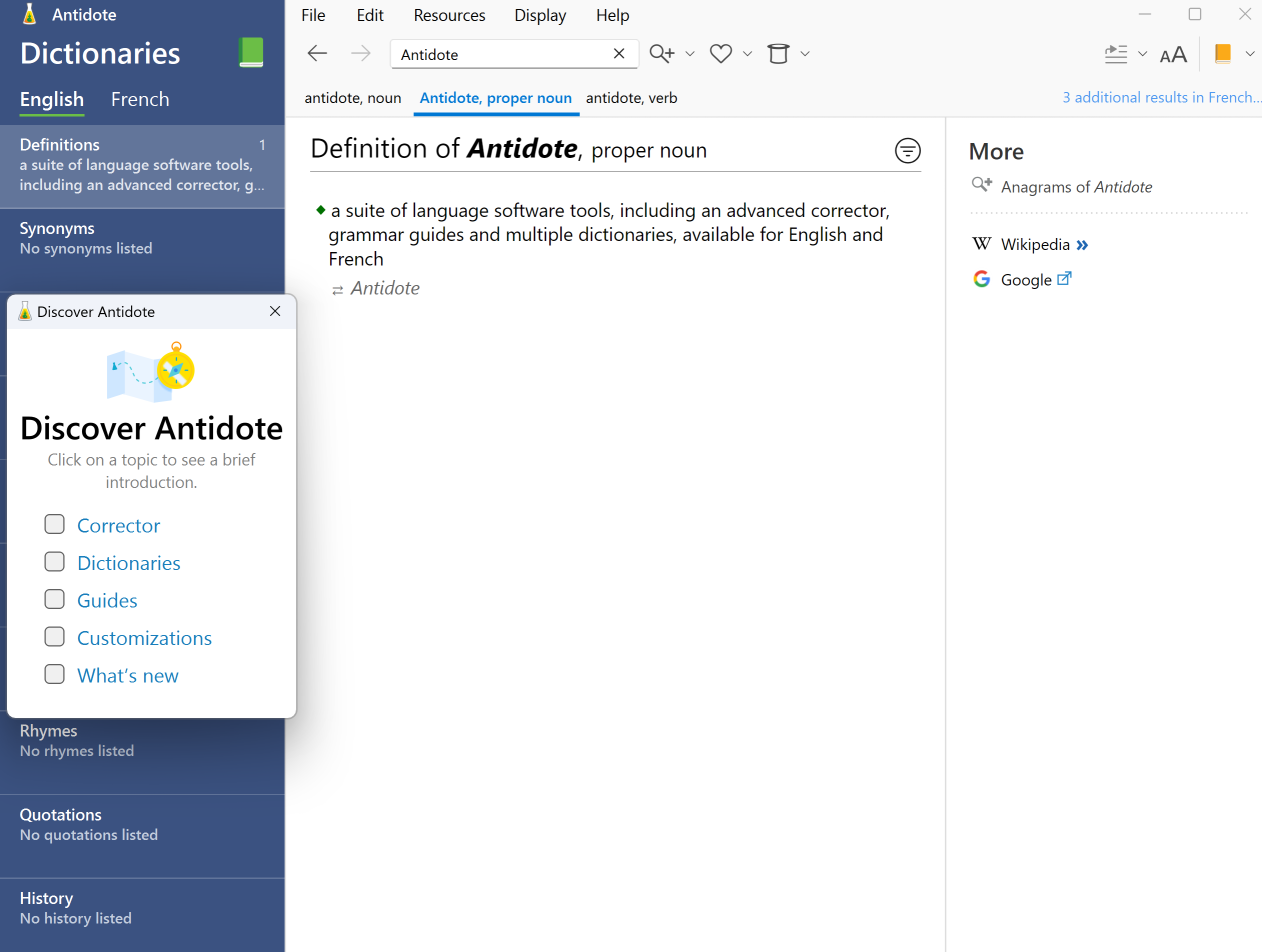 Antidote 12 Software For Windows V1.1 Excellent Grammar Checker Software Antidote 12 Software Free Download