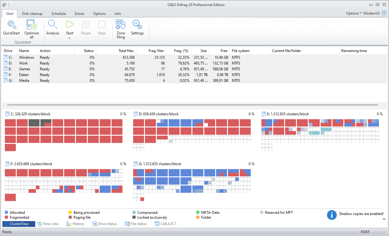 O&Amp;O Defrag Professional V29.1.11203 Maximum Performance For Your Pc Hdd &Amp; Ssd Drive Oo Defrag Professional For Windows 1