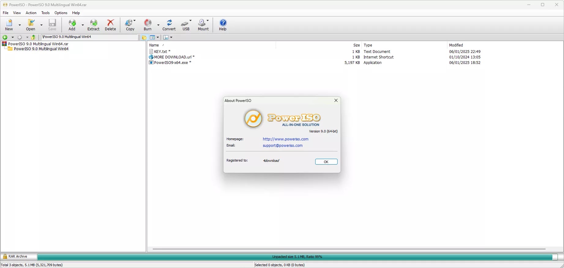 Poweriso For Windows V9.0 Best Bootable Usb, Dvd, Iso Editing, Compressing, And Encrypting Capabilities Software Poweriso 2025 Full Version