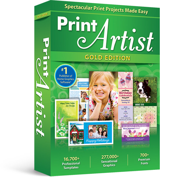 Print Artist Gold V25.0.0.15 The Fast, Easy And Fun Way To Create Spectacular Print Projects Print Artist 25 Gold Software 2