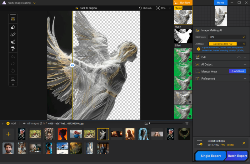 Aiarty Image Matting V2.3 The State-Of-The-Art Ai Image Matting Software For Your Aipc Aiarty Image Matting Full Version