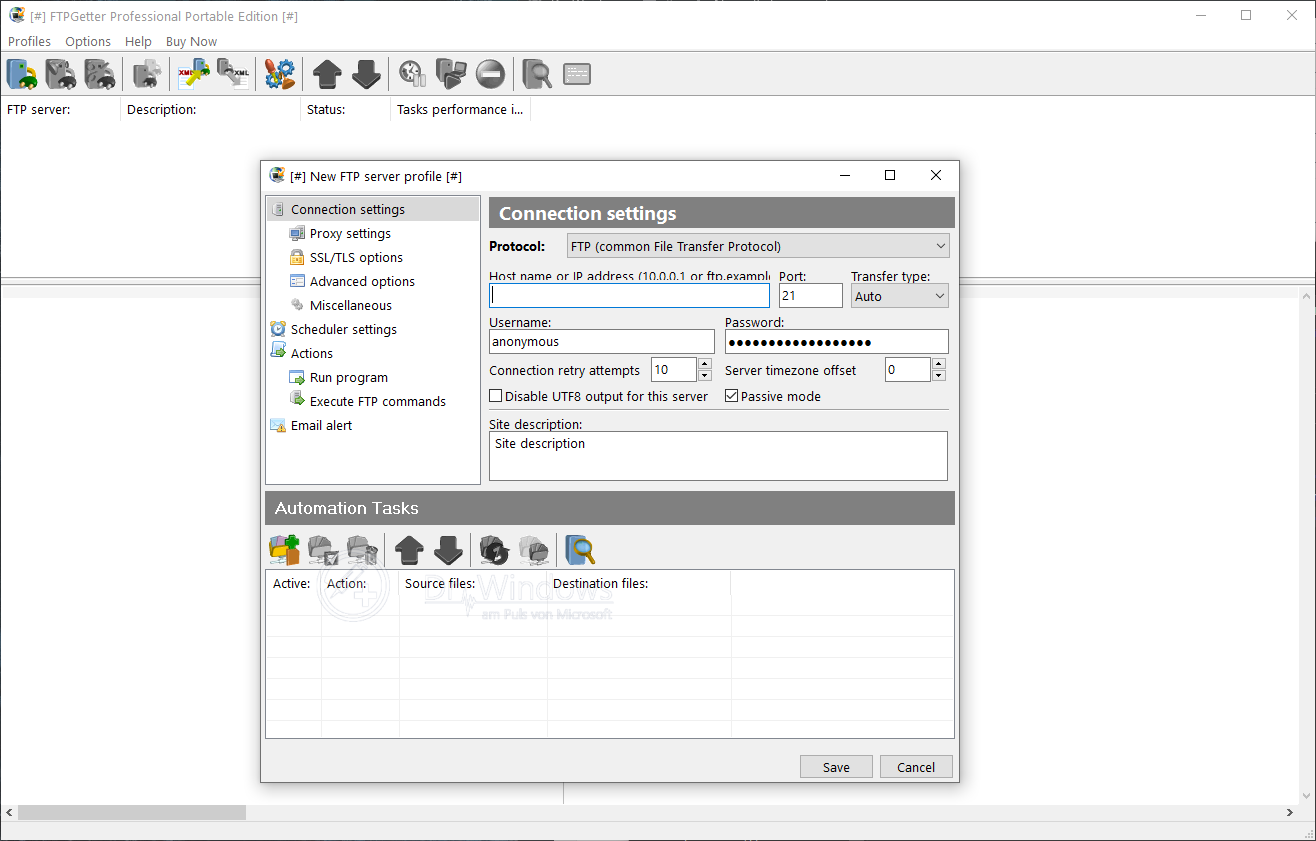 Ftpgetter Professional For Windows V5.97.0.281 Best Automate Ftp And Sftp Uploads, Downloads App Ftpgetter Professional Software With Keys