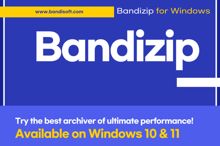 Bandizip Professional + Enterprise For Windows V7.37 Best Zip, 7Z, Unzip, Unrar Archiver Software