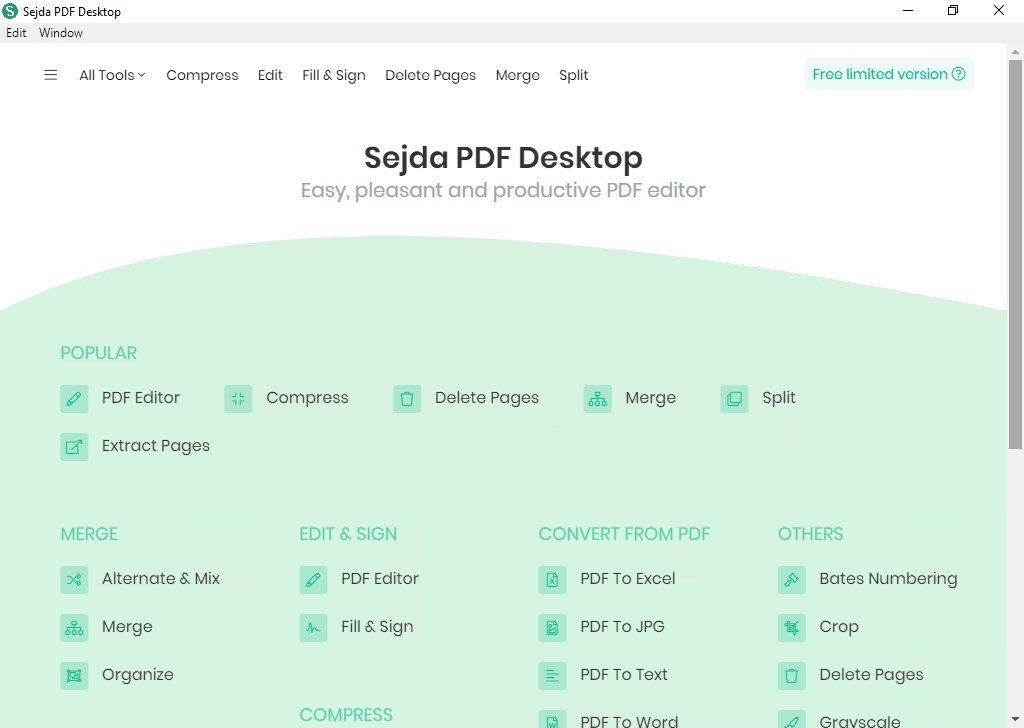 Sejda Pdf Desktop Pro V7.8.1 Best Pdf Editor, Converter And Pdf Compression Tool Sejda Pdf Desktop Pro Free Unlimited Version