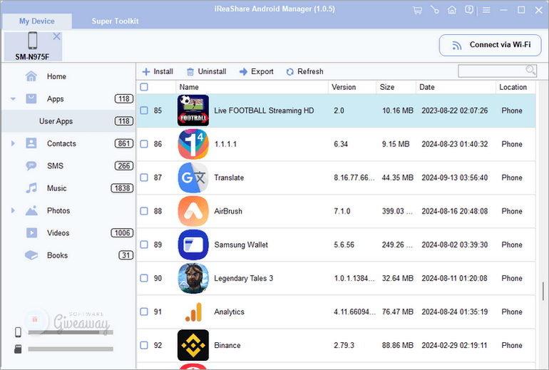 Ireashare Android Manager For Pc V1.0.9 Best Android Manager Help To Transfer, Back Up, And Manage Android Data Ireashare Android Manager Free Download For Windows