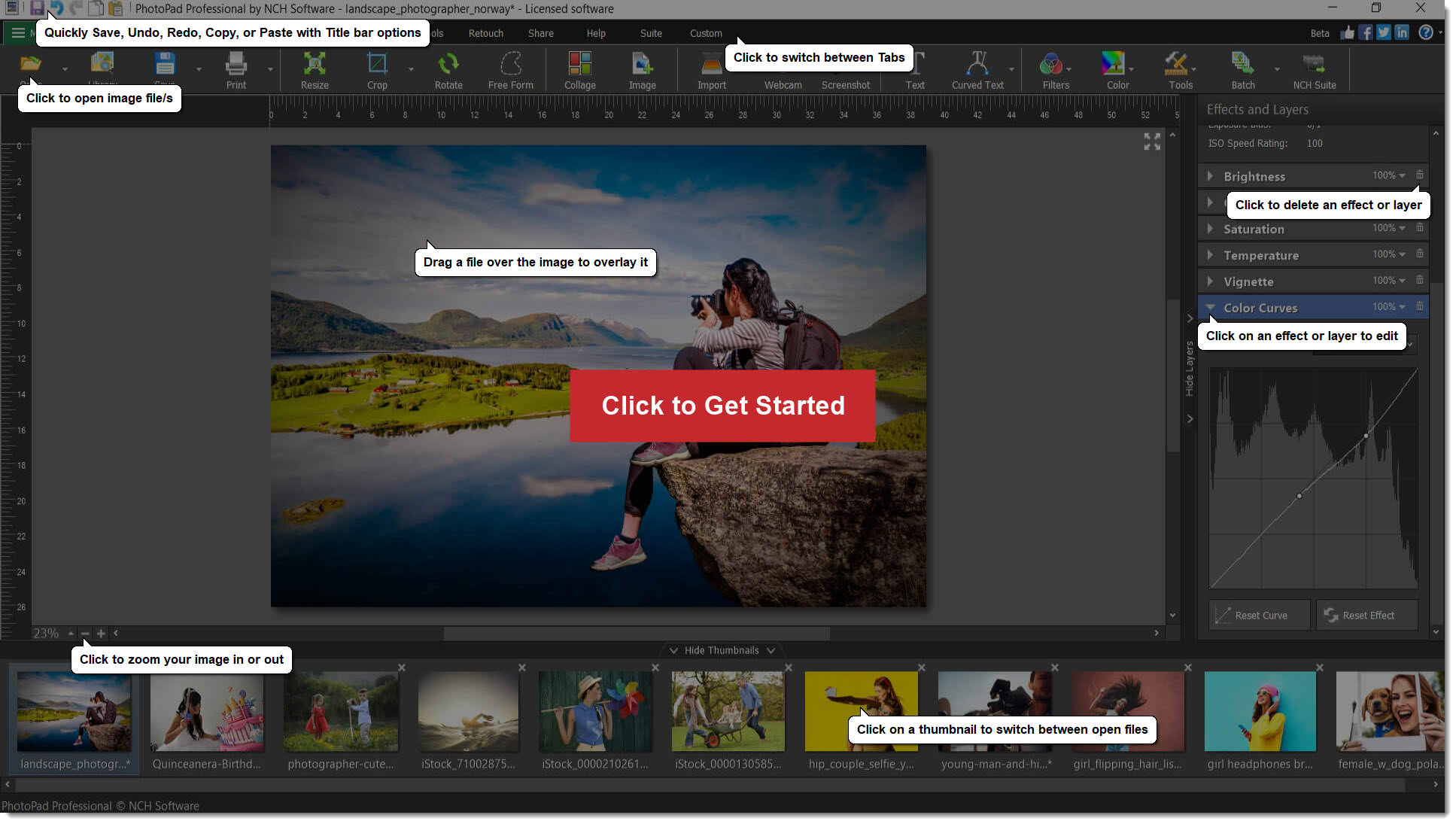 Nch Photopad Professional For Windows V14.11 Best Photopad Image Editor Premium Edition Full Version Nch Photopad Professional Full Version