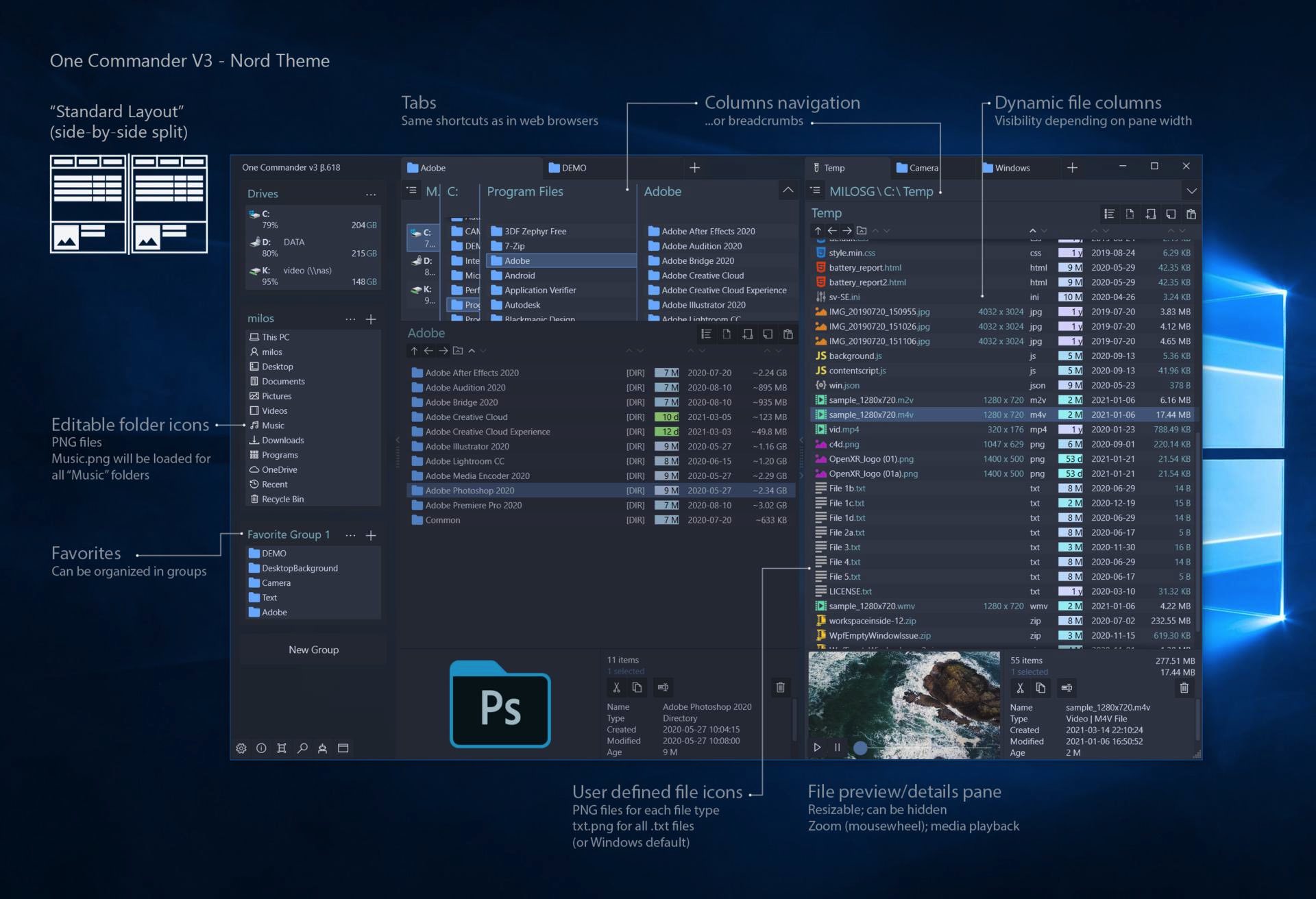 Onecommander Pro 4 For Windows V3.95.10.0 Best Advanced File Manager Software Full Version Onecommander Pro 4 Full Version 2