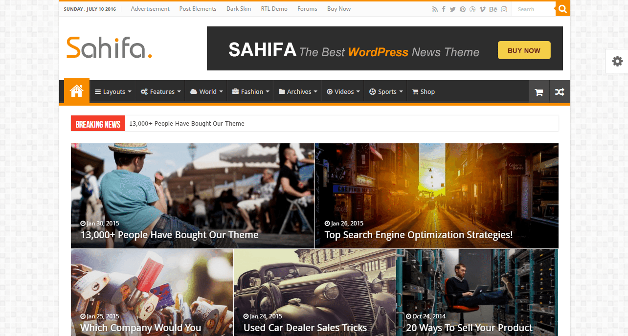 Sahifa Theme For Wordpress 2021 Sahifa Premium Wordpress Theme Free Download