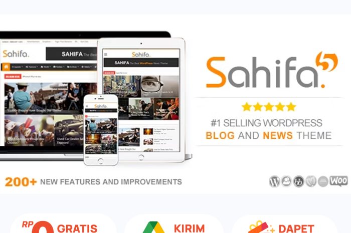 Sahifa Premium Wordpress Theme V5.8.5 Best Responsive News/Blogs Wordpress Theme