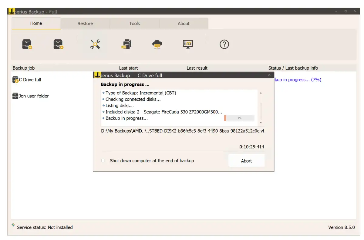Iperius Backup Software For Windows V8.5.3 Server Backup And Restore, Sql/Hyper-V/Esxi Free, Google, Nas, Ftp Software Iperius Backup For Windows Free Download 1