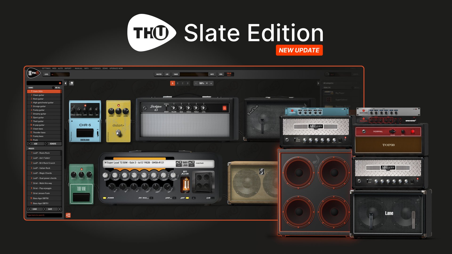 Overloud Th-U Slate Edition V2.0.1 Best Guitar Amp Simulator And Audio Effects Software Overloud Th U Slate Edition Full Version 2