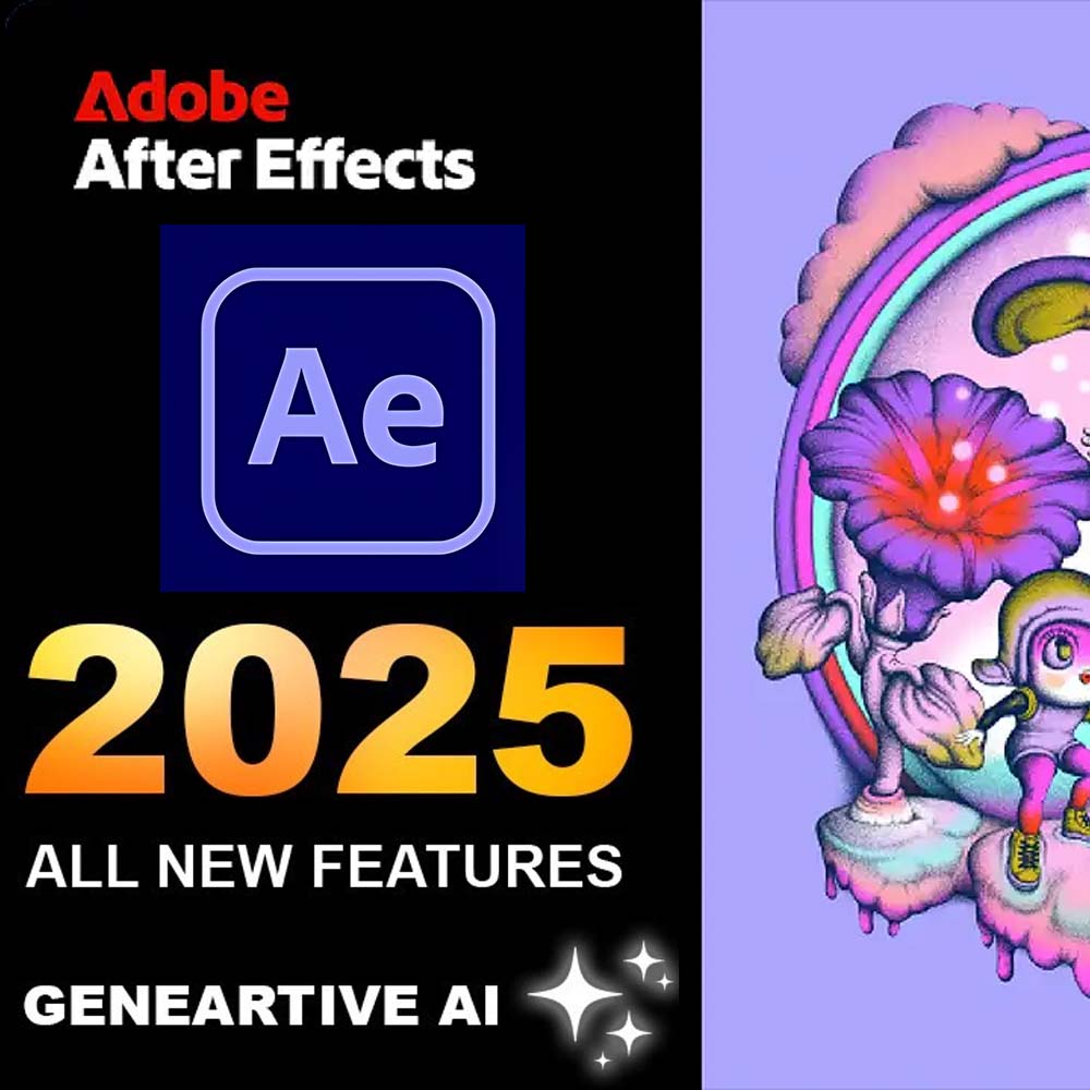 Adobe After Effects 2025 For Windows V25.2.2 Help To Create Incredible Motion Graphics Software Adobe After Effects 2025 Software Full Version