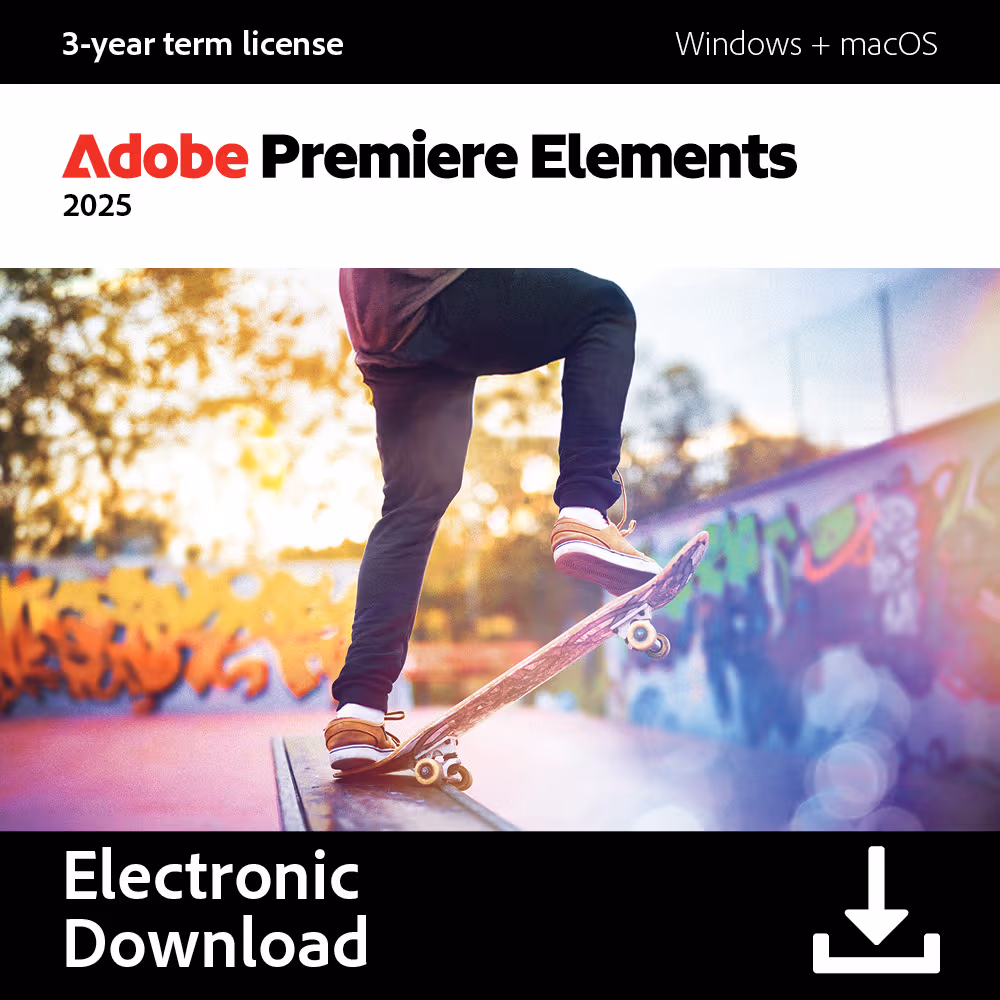 Adobe Premiere Elements 2025 For Windows V25.2 Best Easy Video Editing With The Magic Of Ai And Automation Adobe Premiere Elements 2025 For Windows