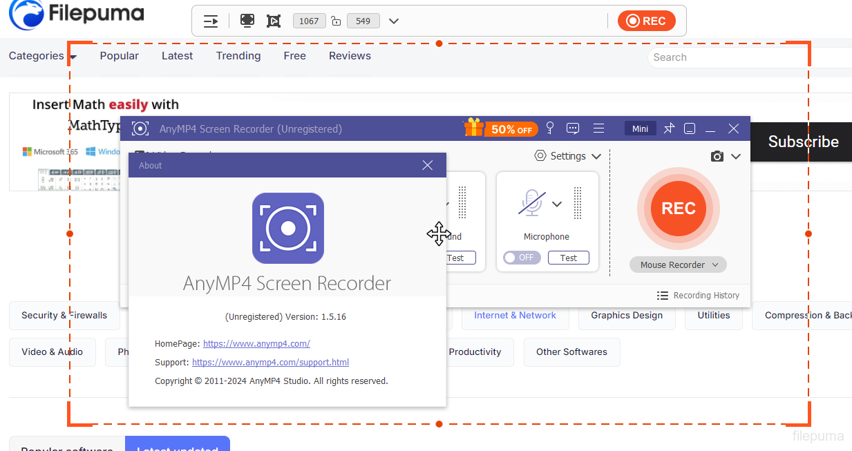 Anymp4 Screen Recorder For Windows V1.5.66 Best Free Screen Recording Software Anymp4 Screen Recorder Full Version For Windows