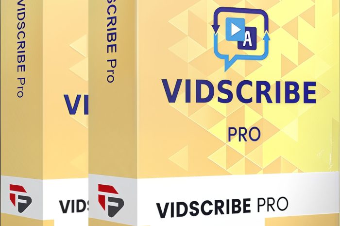 Vidscribe Ai Pro For Windows V3.46 Best Videos Transcription Tool