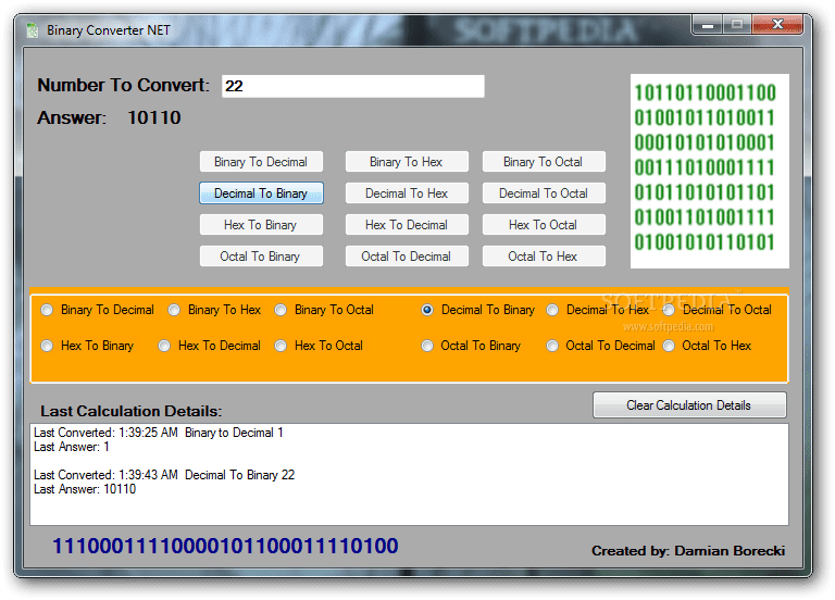 Decimal To Binary Converter For Windows V1.0 Best Number System To Binary Converter Software Decimal To Binary Converter Software Free Download