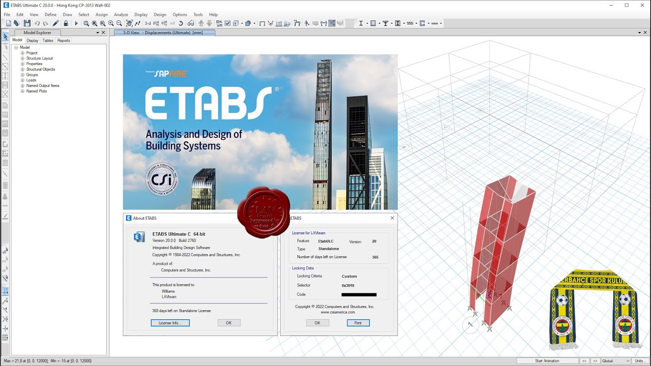 Csi Etabs Ultimate 2022 For Windows V20.2.0 Best Structural Engineering Software Csi Etabs Ultimate 2022 Free Download With