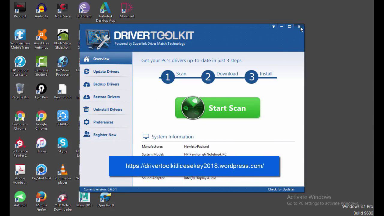 Driver Toolkit For Windows V8.9 Best Online Driver Downloader, Installer Software Driver Toolkit For Windows Free Download Latest Full Version