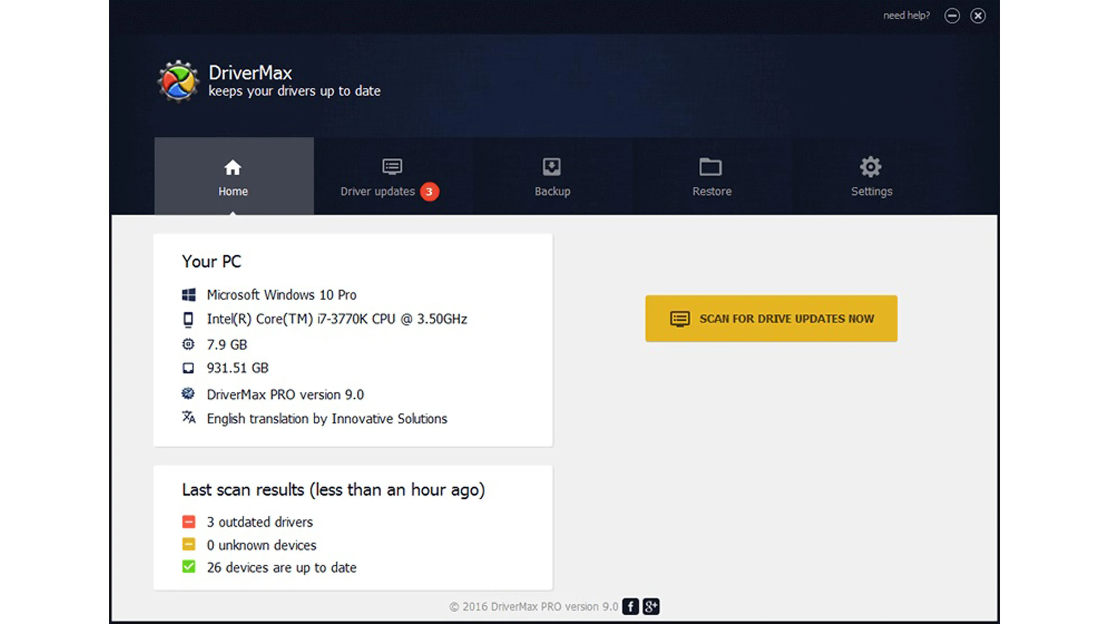 Drivermax Pro For Windows V16.18.0.21 Online Driver Installer Or Driver Updating Software Drivermax Pro Crack