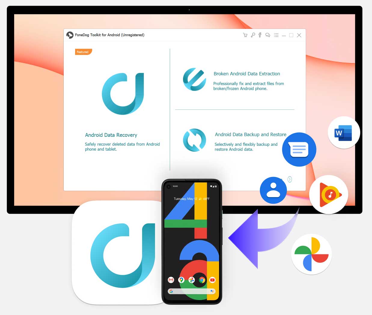Fonedog Toolkit For Android Windows V2.1.8 Android Data Recovery Software Full Version Download Fonedog Toolkit For Android