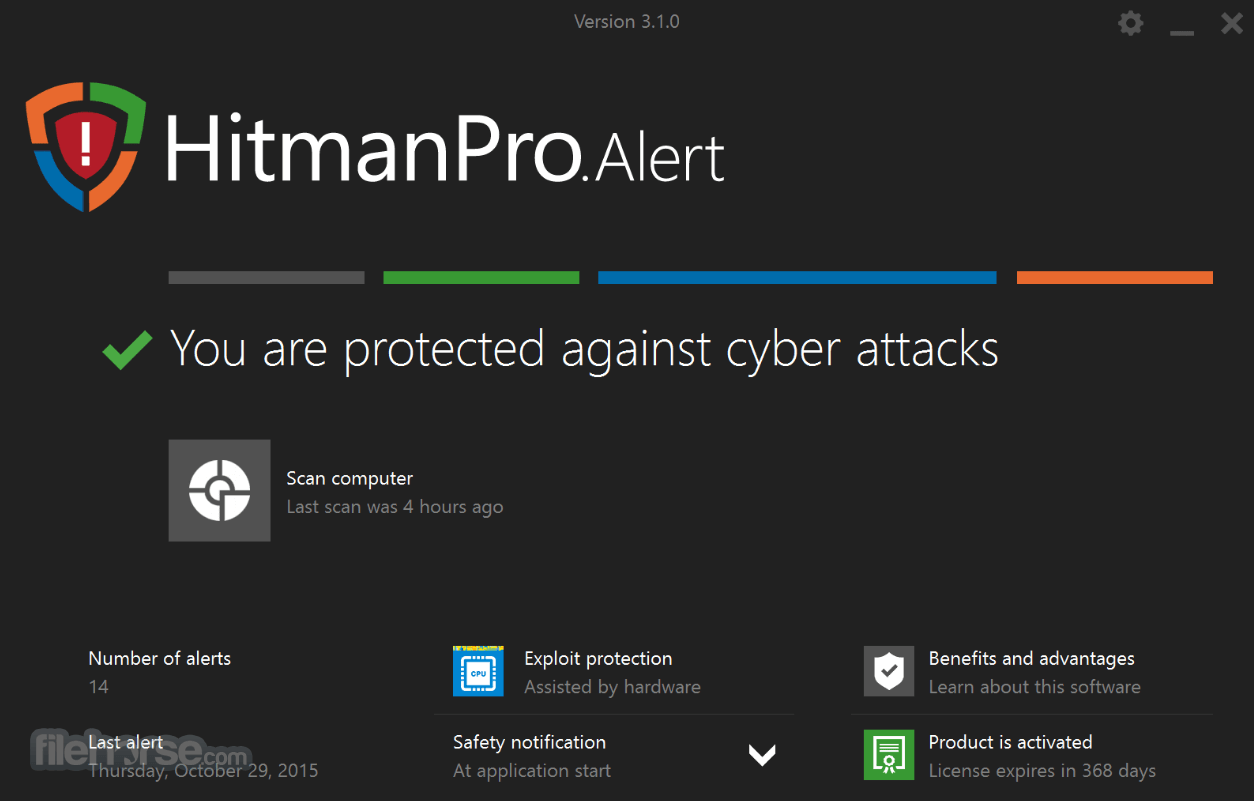 Hitmanpro Alert For Windows V3.20.2 Build 2019 Best Malware And Ransomware Virus Remover Software Hitmanpro Alert Full Version Download Now