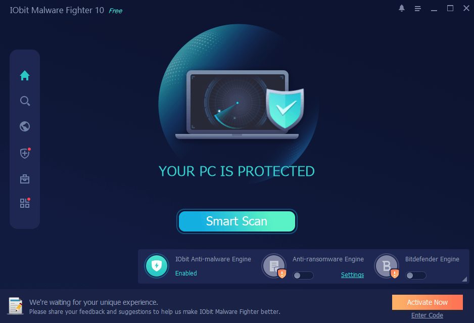 Iobit Malware Fighter Pro For Windows V12.2.0.1495 Best Anti Malware Remover, Cleaner Software Iobit Malware Fighter Pro With Activation Code