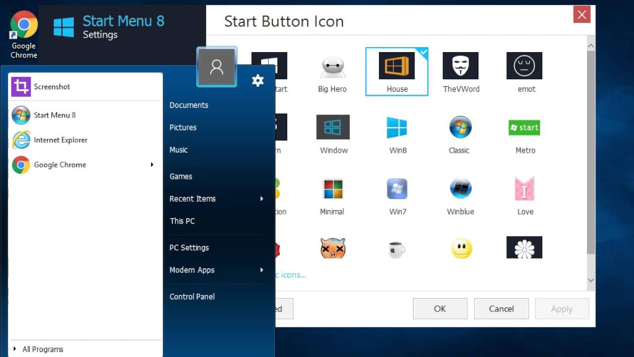 Iobit Start Menu 8 Pro V6.0.2.0 Bring Windows 8 Start Menu Back Software Iobit Start Menu 8 Pro With Activation Code