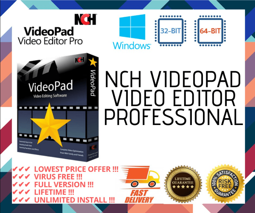 Nch Videopad Video Editor For Windows V17.09 Professional Video Editor Or Video Editing Software Nch Videopad Video Editor Full Version Free Download