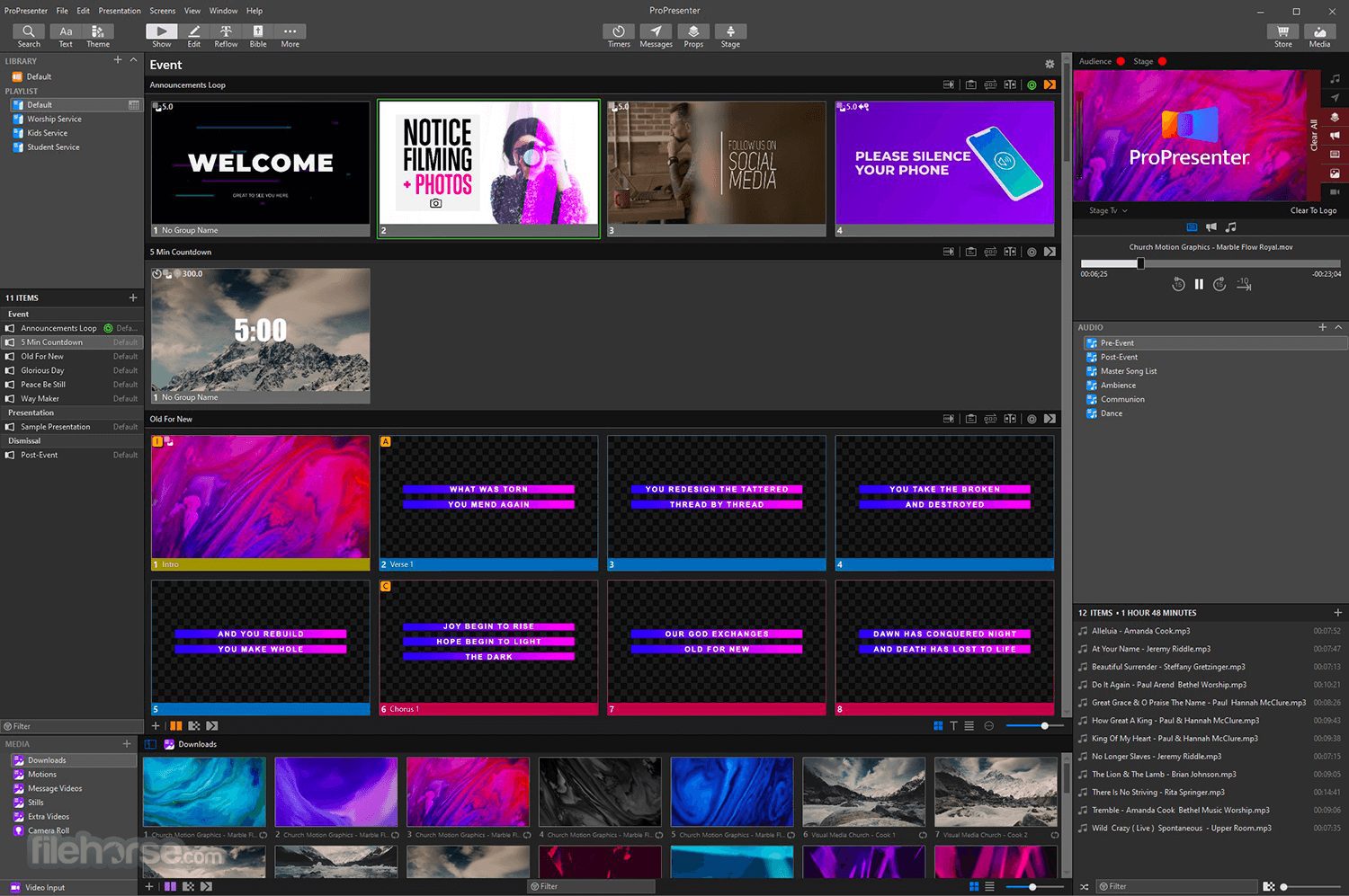 Propresenter 8 For Windows V18.3 Best Video Presentation Maker Software Propresenter 8 With Activation Code Full Version