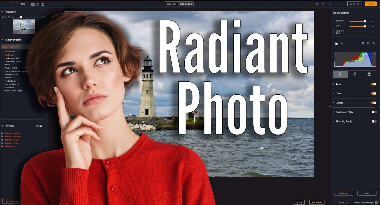 Radiant Photo 2025 For Windows V2.0.2.633 Fast &Amp; Fully Customisable Ai Photo Editor Software Radiant Photo 2025 Full Version