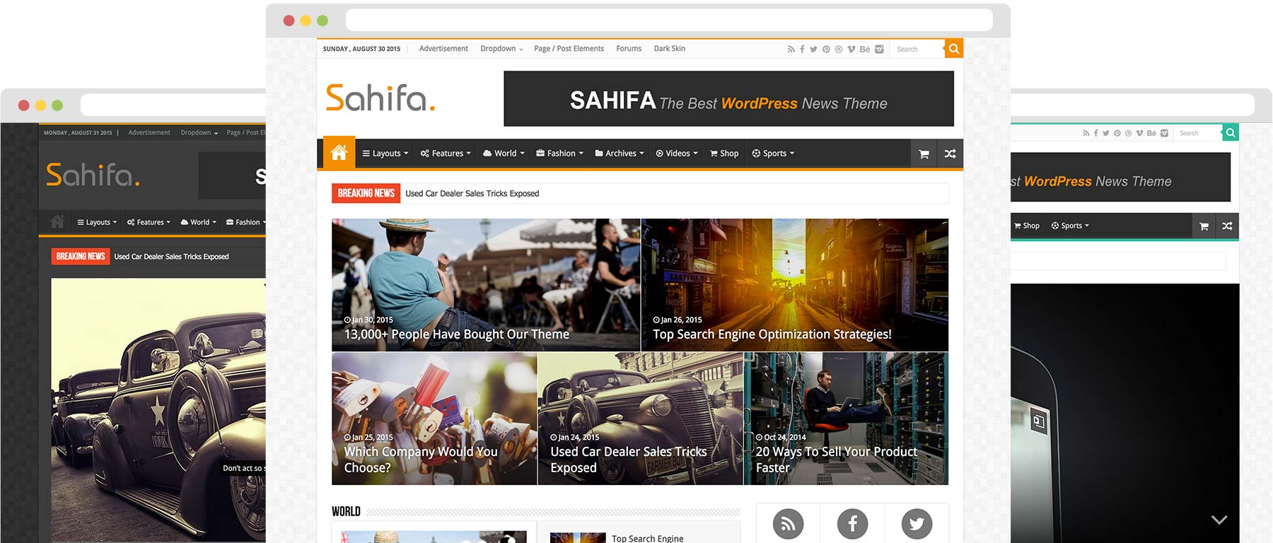 Sahifa Premium Wordpress Theme V5.8.5 Best Responsive News/Blogs Wordpress Theme Sahifa Premium Wordpress Theme Activated Full Version