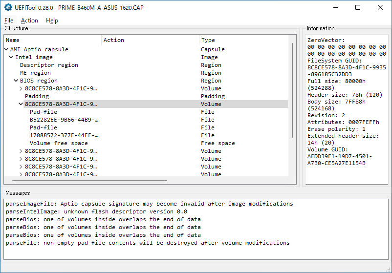 Uefitool A67 For Windows V0.28.0 Best Uefi Firmware Image Viewer And Editor Uefitool A67 With Keys Free Download