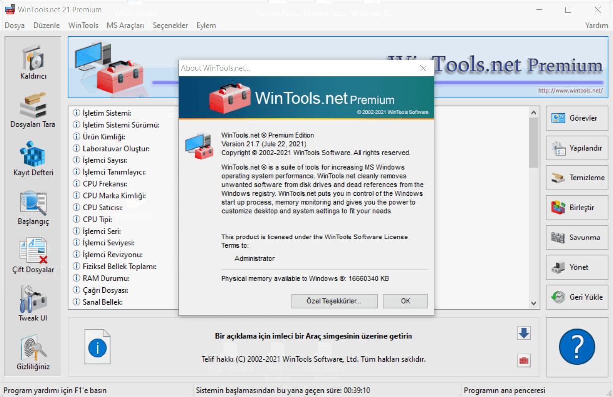 Wintools Net Premium Aio For Windows V25.3.1 Best Windows Performance Increasing Software Free Download Wintools Net Premium Full Version