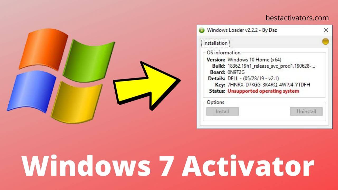 Windows 7 Loader For Windows V3.1.1 By Daz All Windows And Ms Office 2007 Activator Software Windows 7 Loader Crack