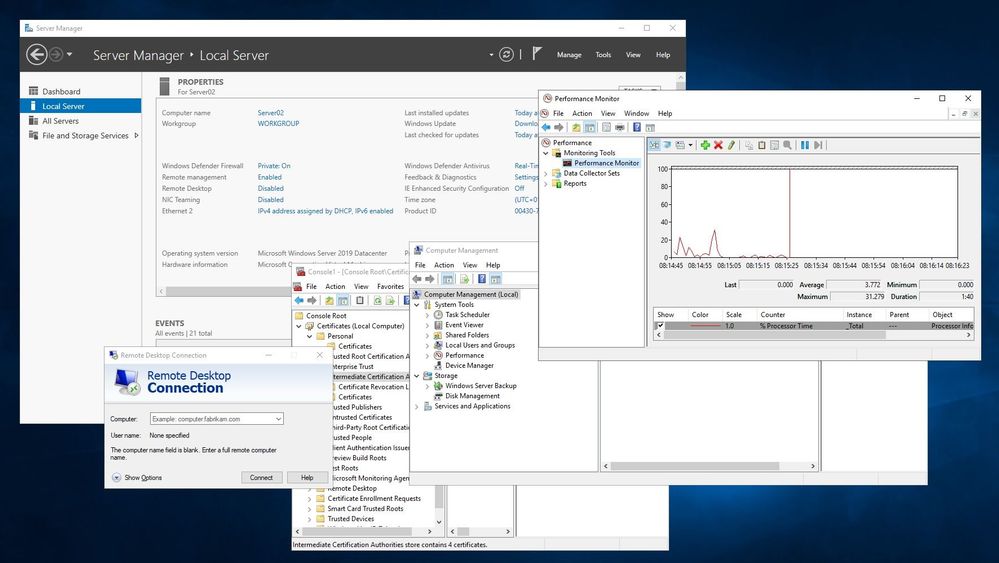 Windows Server 2019 V1809 Build 17763.3650 Standard/Datacenter Iso File Windows Server 2019 Bootable Iso Full Version