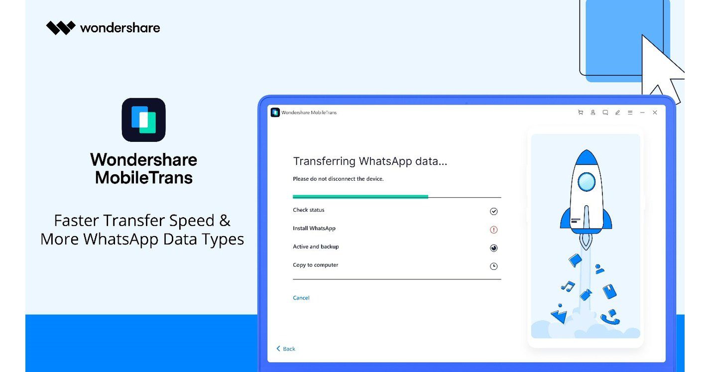 Wondershare Mobiletrans 8 For Windows V8.4.4 One Click Phone To Phone Transfer Software Download Wondershare Mobiletrans Full Version
