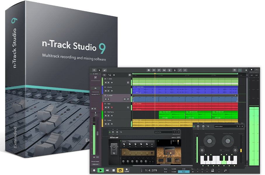 N-Track Studio Suite 10 V10.2.0.9210 Multitrack Recording, Editing &Amp; Mixing Software Download N-Track Studio Suite 10 For Windows Free Download Full Version